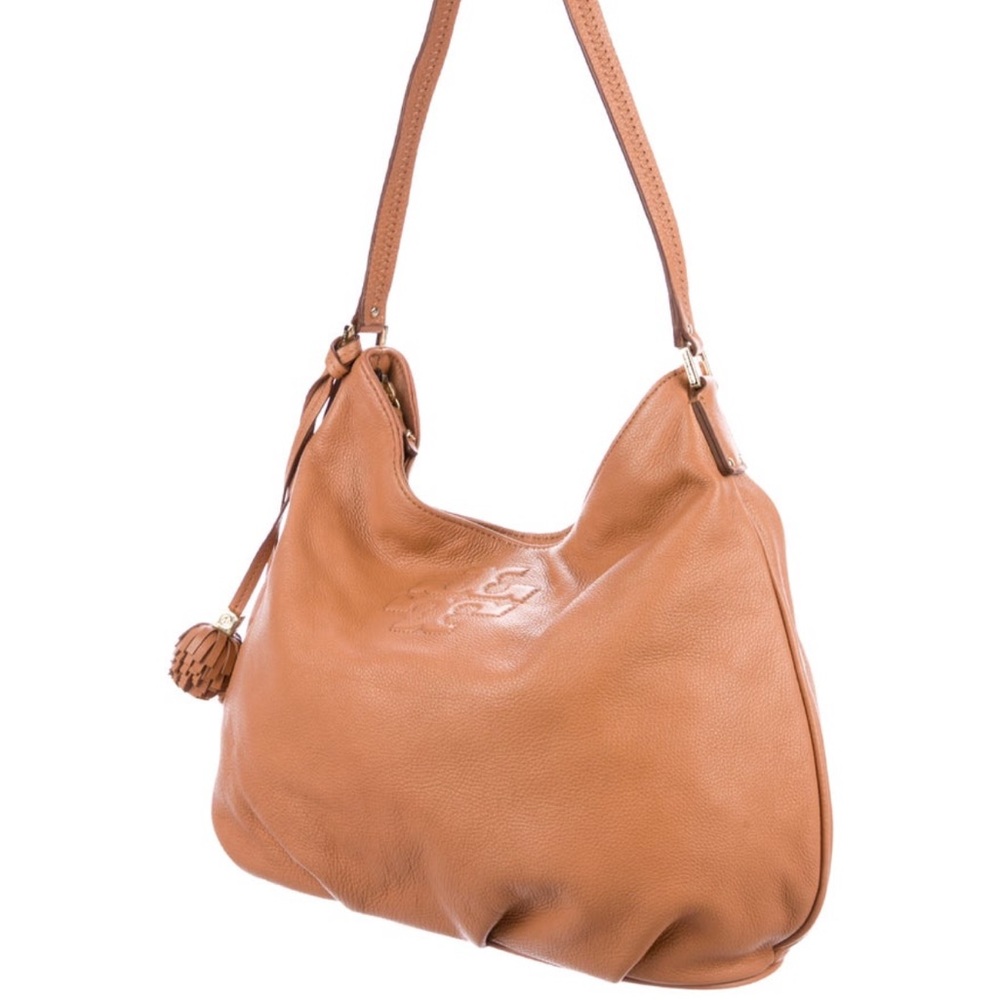 Tory Burch Tan Leather Shoulder Bag